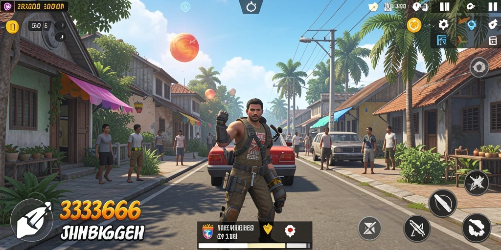 Tampilan gameplay yang menarik dari 333666 dengan karakter yang berinteraksi.
