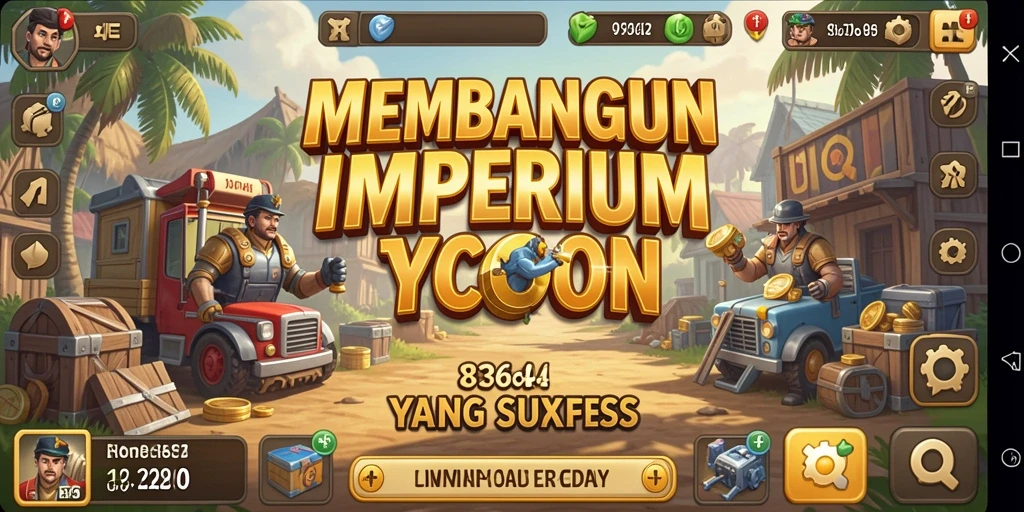 Gameplay Tycoon yang menarik dan penuh strategi.