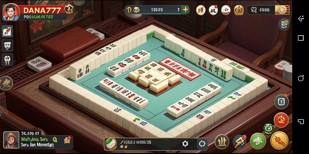 Sistem permainan Mahjong DANA777 dengan grafik yang menarik.