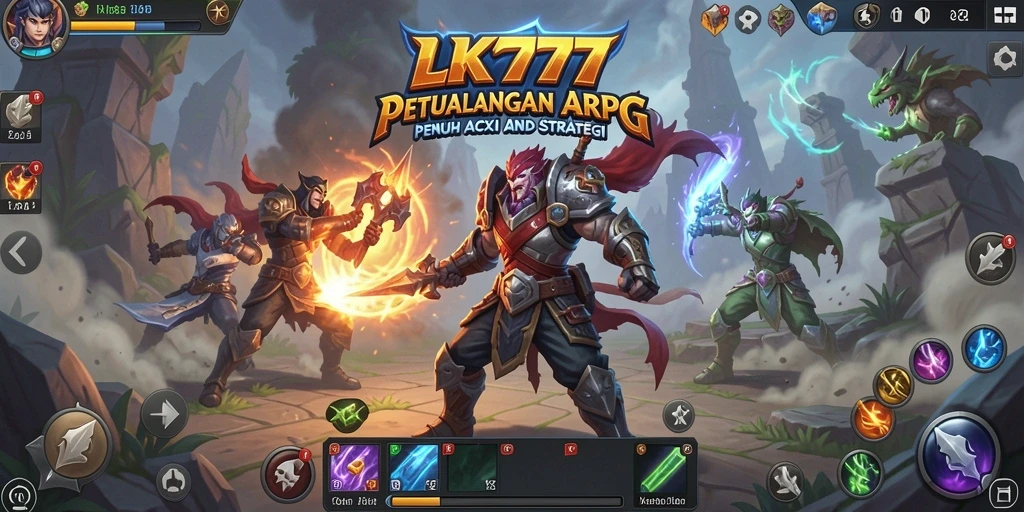 Screenshot tampilan gameplay ARPG yang mendebarkan dari LK777.