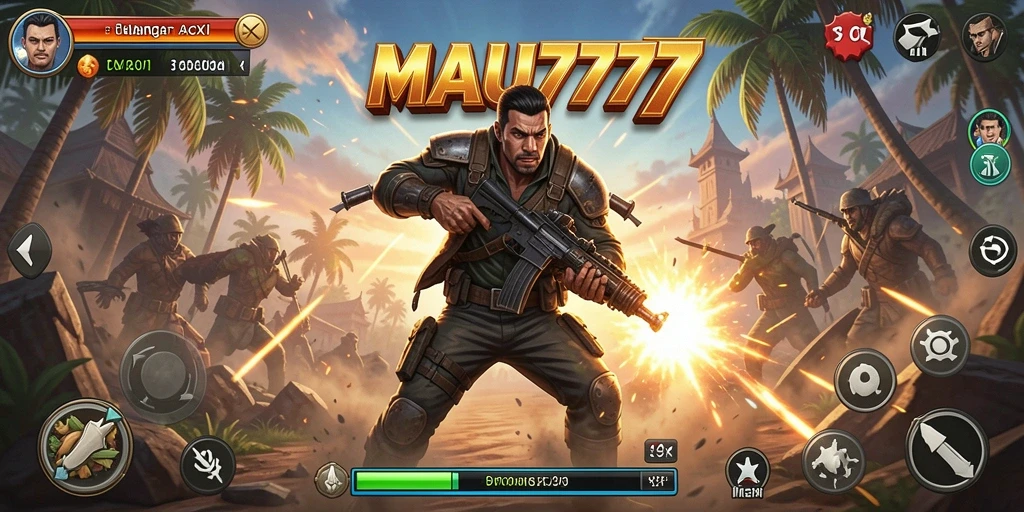 Tampilan gameplay menegangkan dari MAU777 dengan aksi yang mendebarkan.