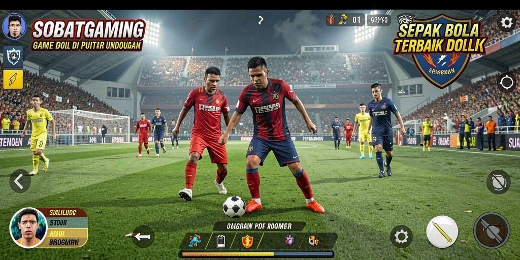 Tampilan gameplay menarik dan realistis dalam SOBATGAMING.