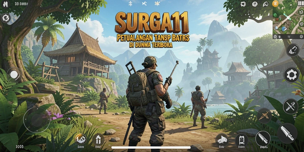 Tampilan gameplay SURGA11 yang menakjubkan dalam dunia terbuka.